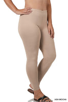 PLUS BRUSHED DTY MICROFIBER FULL LENGTH LEGGINGS