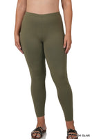 PLUS BRUSHED DTY MICROFIBER FULL LENGTH LEGGINGS