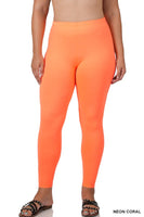 PLUS BRUSHED DTY MICROFIBER FULL LENGTH LEGGINGS